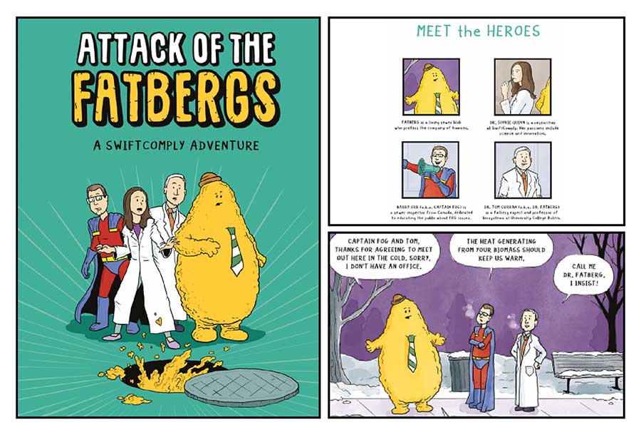 Attack of the Fatbergs comic book.
