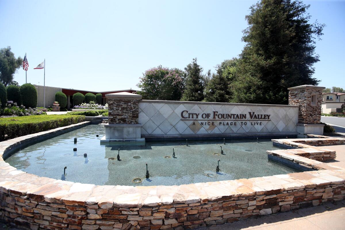 Fountain Valley Water Feature