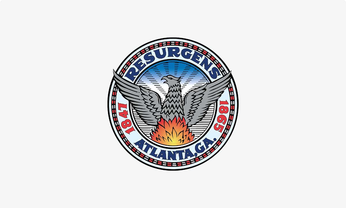 City of Atlanta (GA) logo on grey background